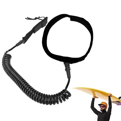 Corde de ski nautique et ceinture élastique légère 140 cm pour remorquage de kayak et bateau