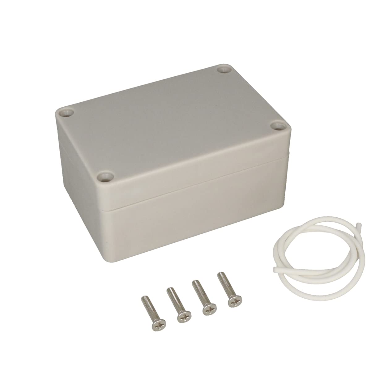 Fielect 6.30" x 4.33" x 3.54" ABS Plastic Dustproof Waterproof IP66 Junction Box Universal Electrical Project Enclosure