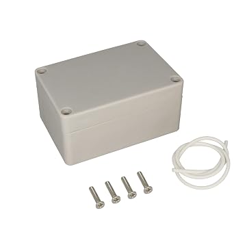 Fielect 3.94" x 2.68" x 1.97" ABS Plastic Dustproof Waterproof IP66 Junction Box Universal Electrical Project Enclosure