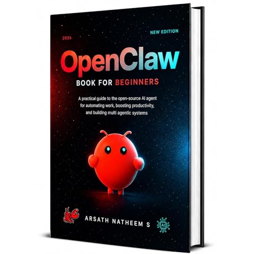 OPENCLAW BOOK FOR BEGINNERS Audiolibro Por Arsath Natheem S arte de portada