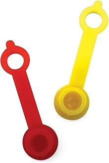 LockNLube LNL134 Grease Fitting Caps, 50 count, Yellow