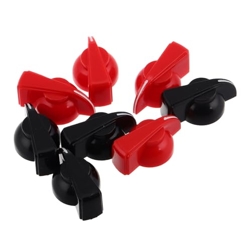Toddmomy Tone Knob Replacement Black Potentiometer Knobs for Radio Guitar Bass Home Performances