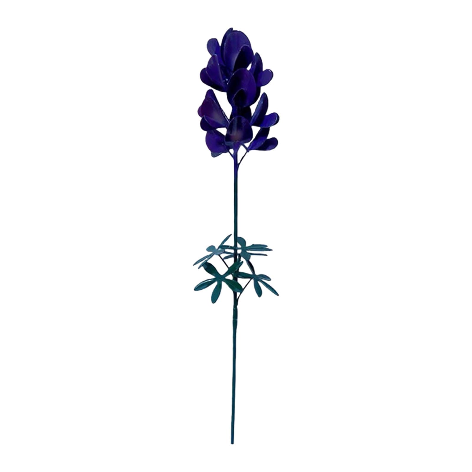 Phalaenopsis metalowy palik ogrodowy, rustykalna rzeźba kwiatowa, sztuka podwórka, 65 cm, dekoracja na zewnątrz, kapryśny kwiatowy ornament na trawnik