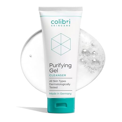 colibri skincare Purifying Gel Cleanser 200ml - bekannt aus TikTok und Instagram - Waschgel für das Gesicht mit Salicylsäure (BHA) für eine intensive, porentiefe Gesichtsreinigung - Made in Germany