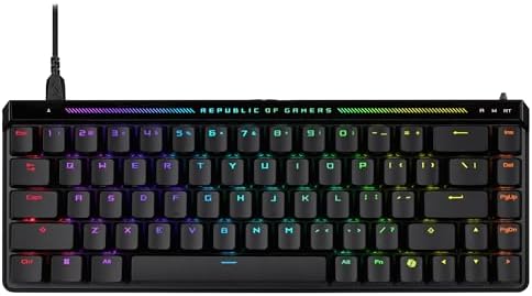 ASUS ROG Falchion Ace HFX Teclado Gaming analógico 65%, interrupt...