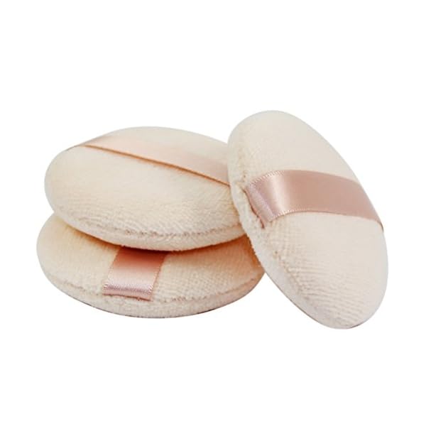Joly Powder Puff for Makeup Face Powder (3 Pieces)