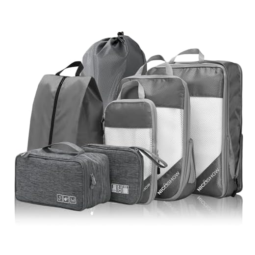 NICOSHOW Compression Packing Cubes Set