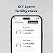 YO Home Sperm Test | at-Home Fertility Test Kit for Men | Check Key Parameters with 97% Accuracy | Fast Results Using Your Smartphone | Includes 2 Tests | Private, Convenient, Easy to Use