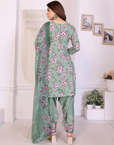 Image of Yashika Unstiched Crepe dress materials | Crepe Salwar Suit for women with dupatta | suit material for women unstitched