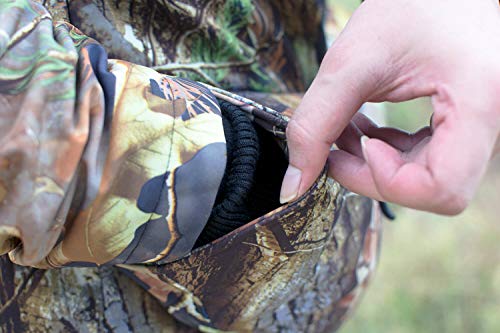 Savior Heated Hand Muff, Rechargeable Battery Electric Heating Hand Warmer Pouch for Outdoor Recreation Hunting Ice Fishing Camping Travel, Last 10 Hours (Camo) - Thumbnail 4