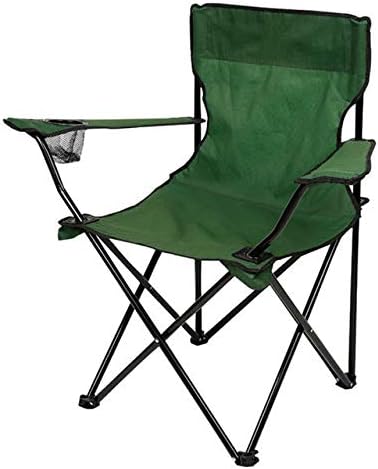 green camping chair