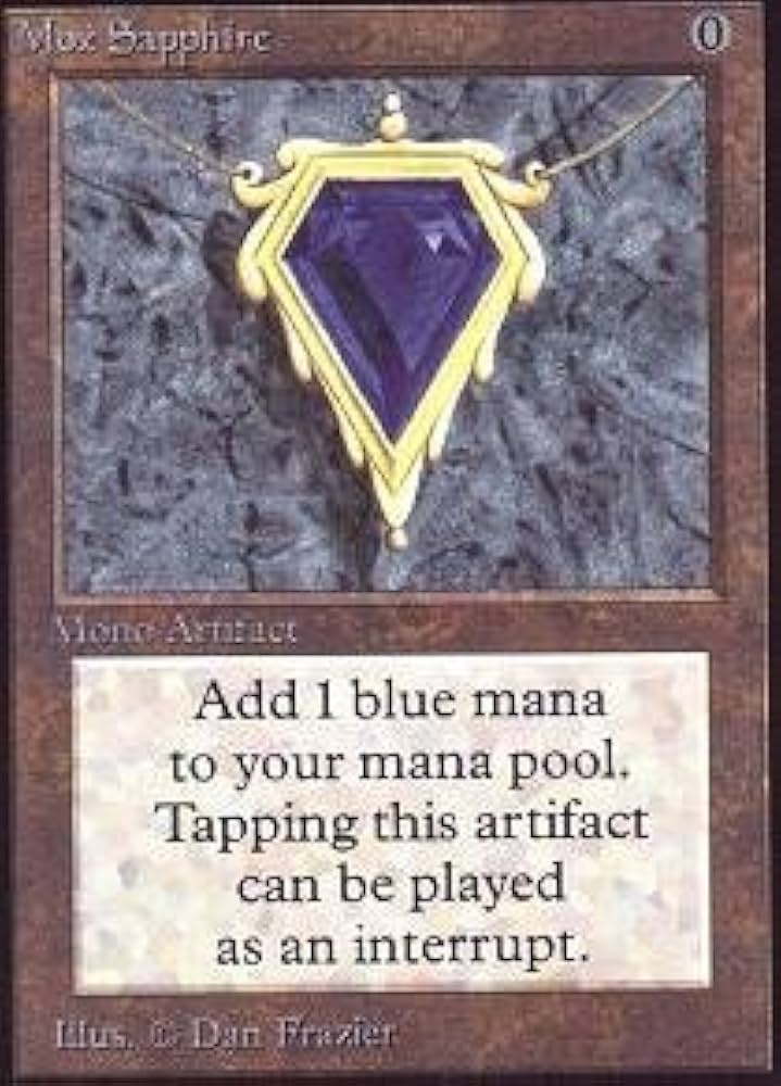 Mox Sapphire アンリミテッド Mox Sapphire Unlimited Edition PSA 10 BGS 9.5 Gem Mint MTG