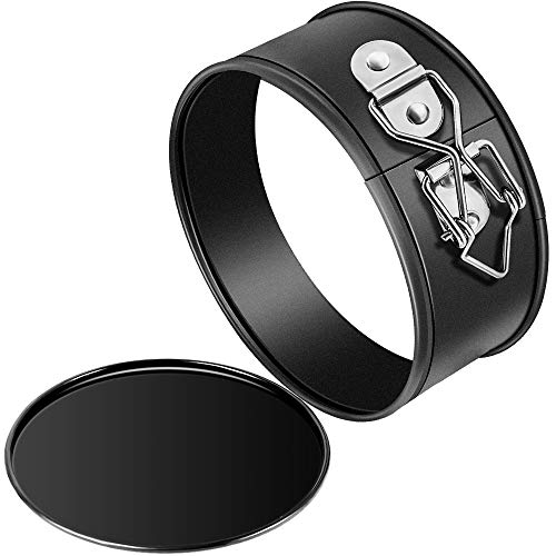 image for MASSUGAR Springform Pan Set, 4-Inch Mini Cake Pan 4 Pack with 50 Pcs P