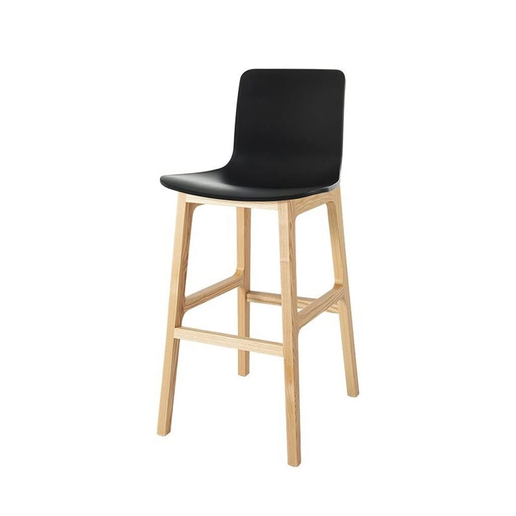 Tabourets de bar avec dossier ergonomique et chaise haute stable - Variante B