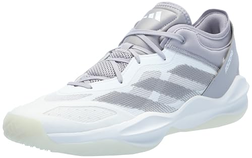 adidas Unisex-Adult Adizero Select 2.0 Low Trainers, White/Glory Grey/White, 8
