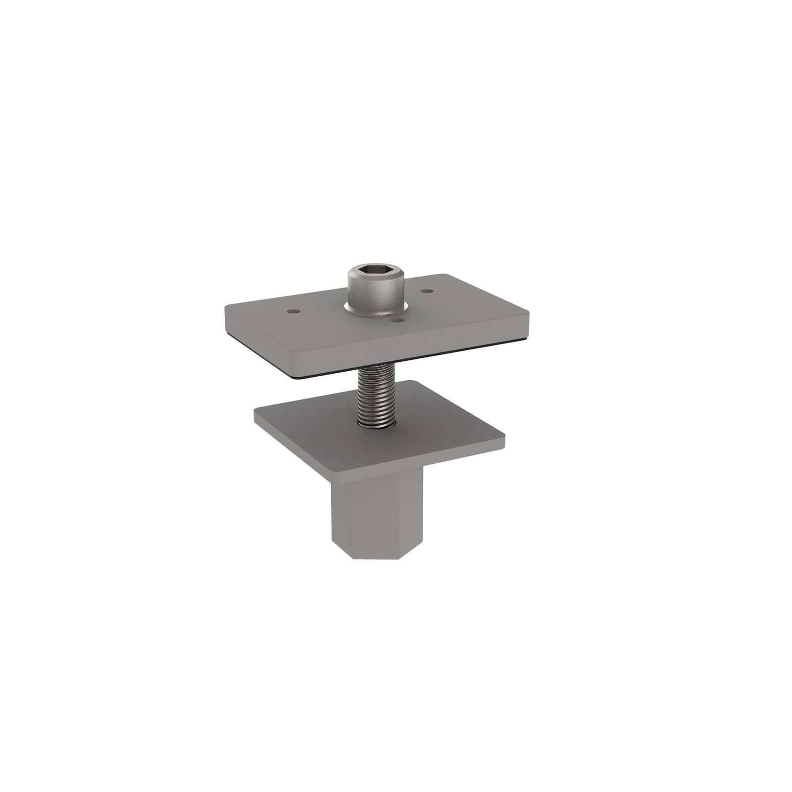 Adaptateur MAULsirius pour Fixer Luminaire Bureau - Fini l'encombrement au Sol Argent