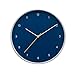 Kiera Grace Temple Modern Wall Clock, 12 inches, Navy