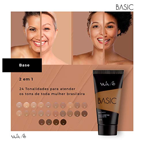 Vult Base Líquida Basic Cor 01, Vult