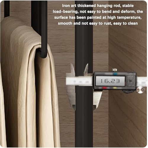 Cintre multifonctionnel sur roulettes pantalon robe solution rangement - 7