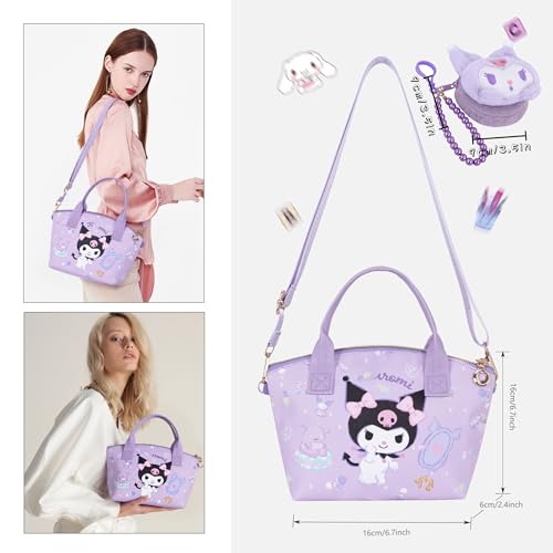 Bolso Tote de diseño caricatura para mujer y niña miniatura 2