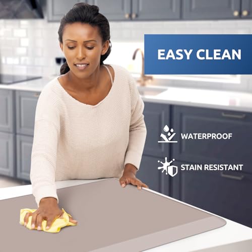 Image of KitchenClouds 0.8 inch Thick Kitchen Floor Mat Cushioned Anti Fatigue (32 inchx20 inch)