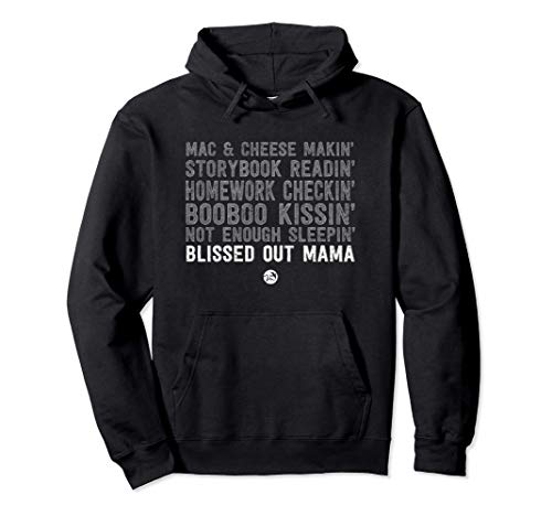 BLISSED OUT MAMA - Mother's Day Mom Gift Pullover Hoodie