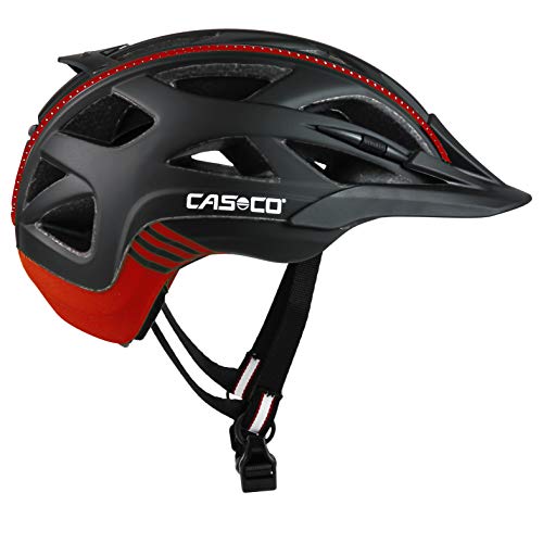 Casco Erwachsene Casco Active 2 schwarz/rot, M, 56-58 cm