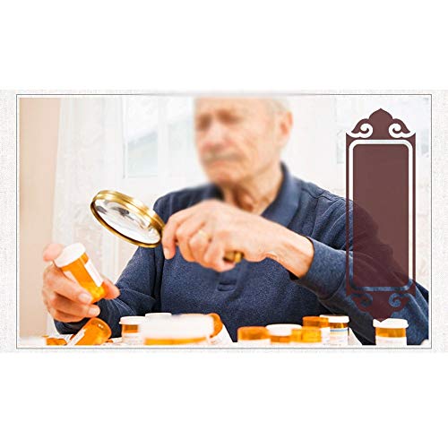 Loupe de Lecture confortable pour déchiffrer les puzzles et petits caractères