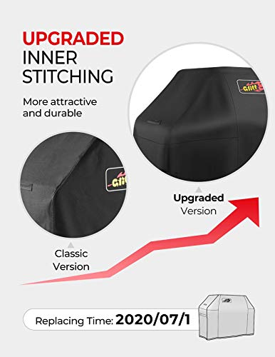 image for VicTsing Grill Cover, 72-Inch Waterproof BBQ Cover, 600D Heavy Duty Ga