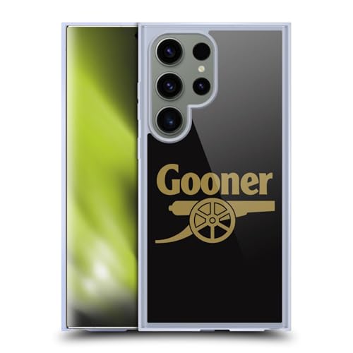 Coque Arsenal FC Samsung S24 Ultra noir or finition premium MagSafe
