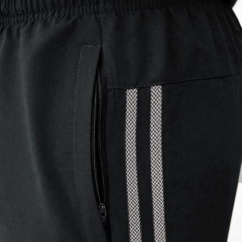 Image of NINQ Men's Sports Shorts with White Side Patti Design | Running Shorts for Men Gym Shorts for Men Workout | Stylish Mens Shorts Casual Wear Sports Shorts.