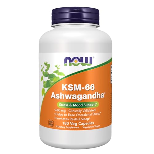 Now Supplements, KSM-66 Ashwagandha®, Stress and Sleep Support, 90 Veg Capsules