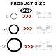 HSLPSM 6 Stück O Gummitüllen Set, Pool O-Oring für Intex, Pool Gummi Dichtringe Unterlegscheiben Runde Dichtung, für Intex Pool Teile 10747,25006,25010,28633,28635 28621 ect