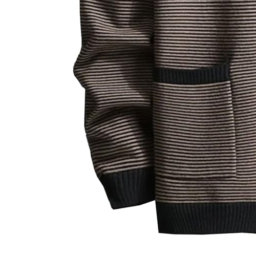Men's V Neck Stylish Lightweight Sweater Cardigan Button Down Casual Sweater Loose Fit Knit Open Front Sweaters4