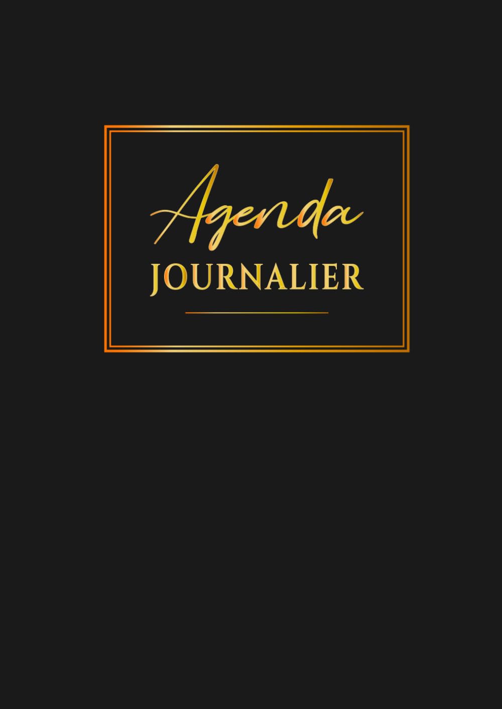 Agenda Journalier 2026 2027: Planificateur Quotidien sur 2 ans (1 Page par Jour ) | 730 Pages Entièrement Lignées et Datées Du 1 Janvier 2026 Au 31 Decembre 2027 avec Numéro de la Semaine | Format A4