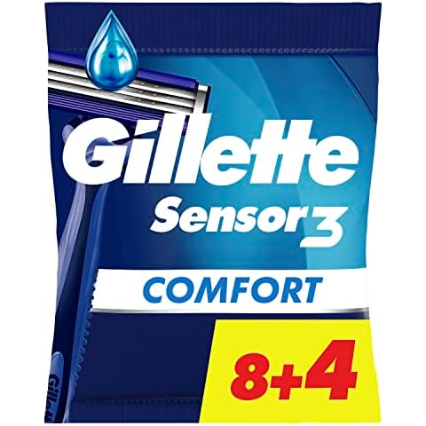 Gillette Sensor3 Comfort, Lot de 12 Cover