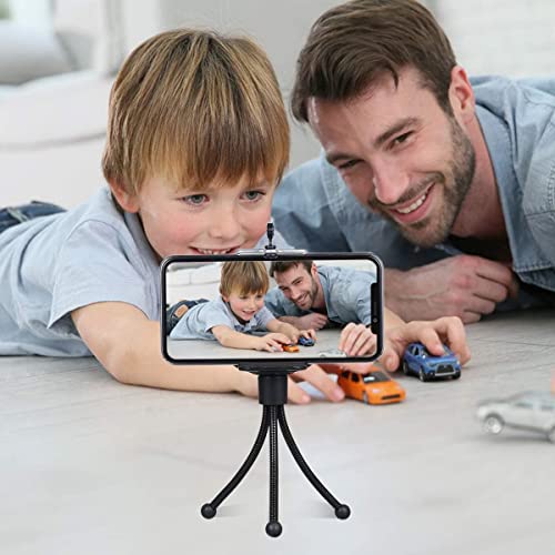 Ubersweet® Mini Desktop Tripod Stand with 1/4 Inch Screw Hole Portable Folding Desktop Stand Mobile Tabletop Video Webcam Web Camera Bracket for... - Image 7