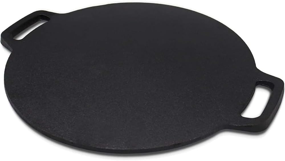 ITMEAT両手鋳鉄クレープパンは、トルティーヤパンケーキに最適です。 (30cm)