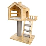 Jugglenaut Modern Cat Tree - Durable & Stylish Cat Condo - Designed for Indoor Cats Perfectly...