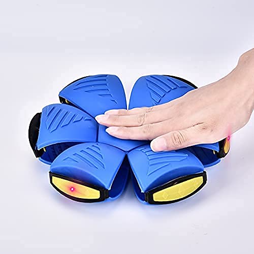 Shivaaro UFO Ball Interactive Flying Saucer Pet Training Other Outdoor Game Magic Ball with Super Lighting Play for Fun Family Toys Pack of 1 1