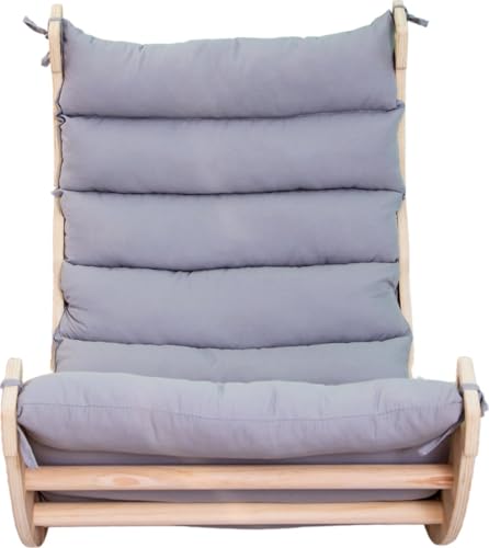 Kletterbogen Buxibo Kletterbrücke aus Holz mit Kissen