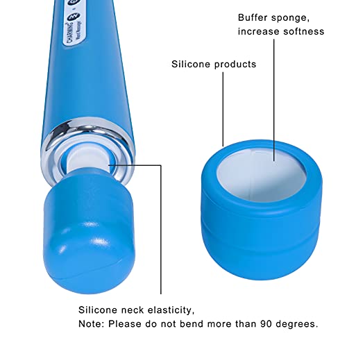 Image of CHARMING Wired Powerful Handheld Back Massager with Strong Personal Therapy Vibration Massager for Sports Recovery, Muscle Aches, Whole Body Pain (Blue)