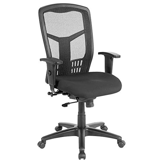 Lorell LLR86205 Executive High-Back Swivel Chair Black