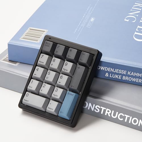 Kisnt Mechanical Number Pad, Hot Swappable Numpad Wired Usb 17 Keys Numeric Keypad With Pbt Keycaps White Backlit Keypad For Laptop Pc Tkl Keyboards thumb #6