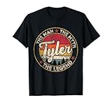 Tyler The Man The Myth The Legend Personalized Name T-Shirt