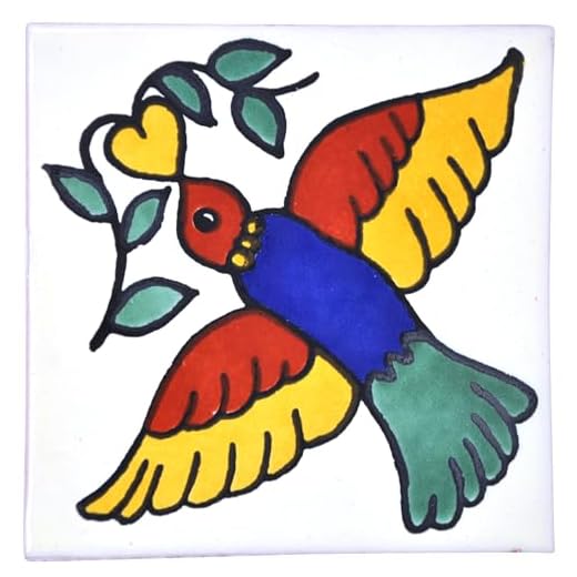 Ethically Made Mexican Talavera Tile