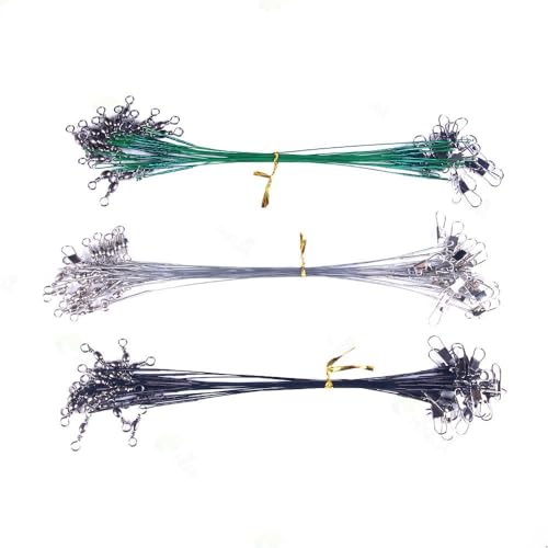 Set 30 piezas Líderes de Alambre de Acero para Pesca miniatura 1