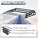 Truck Bed Rack Roll Bar, for Tesla Cybertruck 2024 2025 2026, Sport Chase Rack Roll Bar for Tesla Cybertruck 24-26,Personalized Design, w/Light Bar & Pod Light Mounting Hole,Comes with Three Crossbars