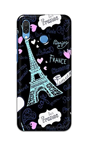 Image of PRINTFIDAA Lovers Famous Place Eiffel Tower in Paris Printed Designer Hard Back Case Cover for Honor Play, COR-AL10, COR-L29, COR-L09 -(RP) MVN1003