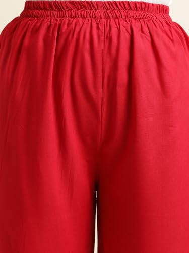 Image of Fabclub Women's Heavy Rayon Solid Plain Palazzo